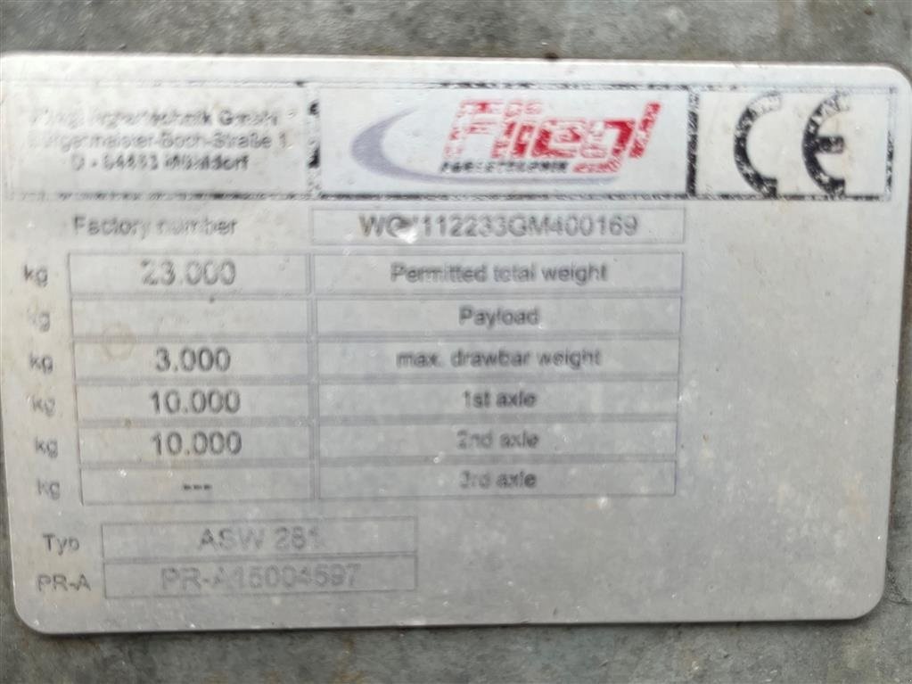 Sonstiges des Typs Fliegl GIGANT FOX-ASW 281, Gebrauchtmaschine in Horsens (Bild 11)