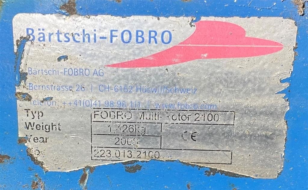 Sonstiges of the type Fobro Multi-Rotor 2100, Gebrauchtmaschine in Horsens (Picture 10)