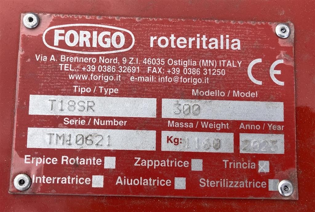 Sonstiges tipa Forigo T18SR-300, Gebrauchtmaschine u Horsens (Slika 4)