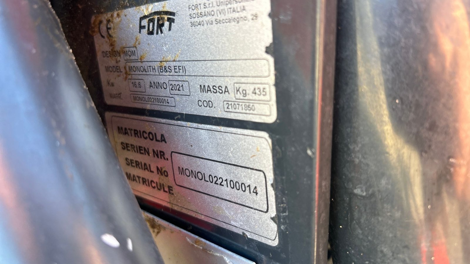 Sonstiges tipa Fort & Pegoraro Monolith, Gebrauchtmaschine u Suldrup (Slika 6)