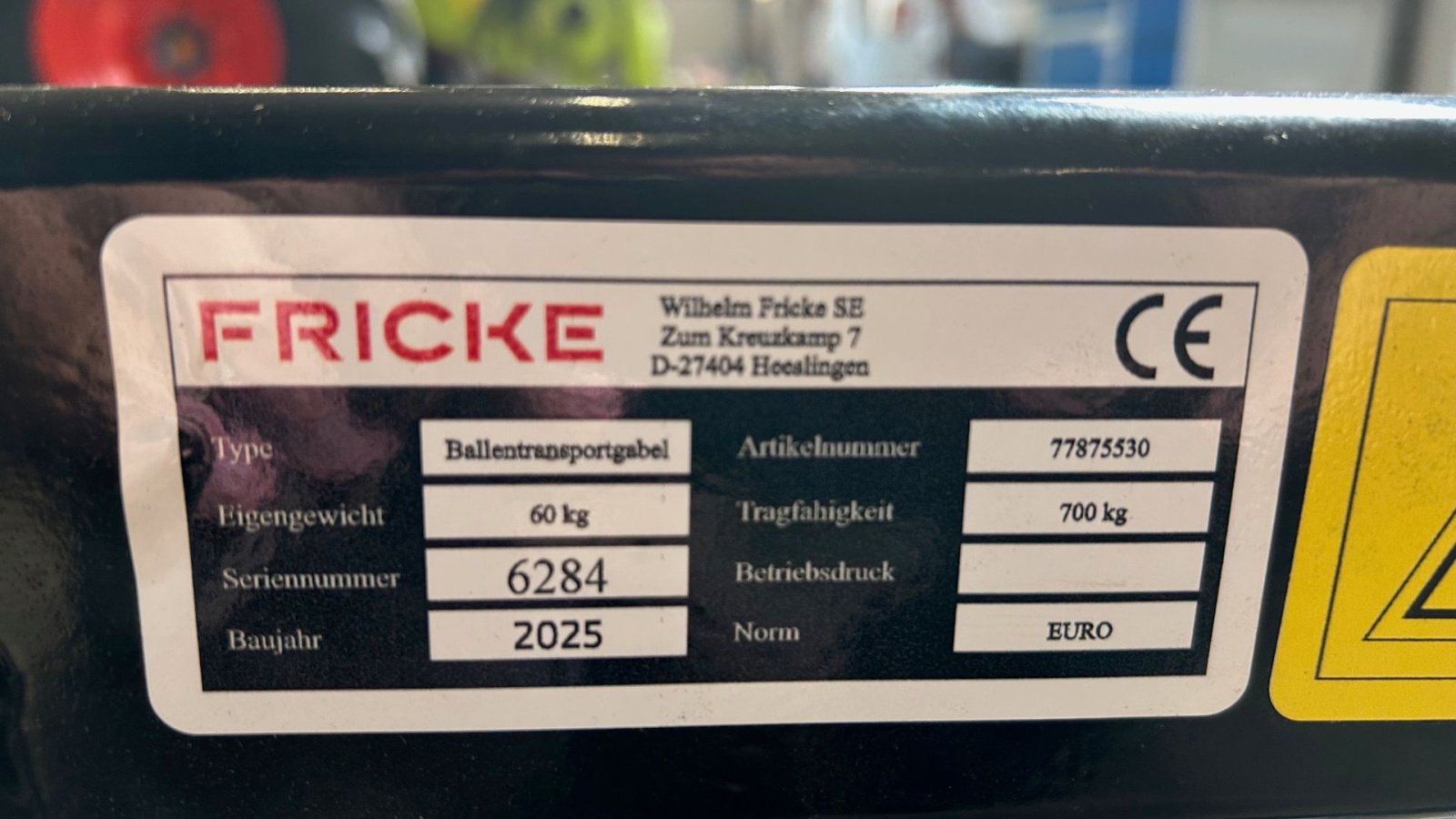 Sonstiges des Typs Fricke ballespyd Euroskifte Ny, Gebrauchtmaschine in Thorsø (Bild 7)