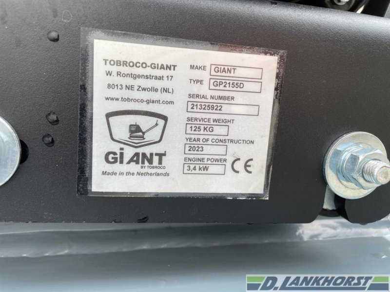 Sonstiges typu GiANT GP2155D, Neumaschine v Emsbüren (Obrázek 7)