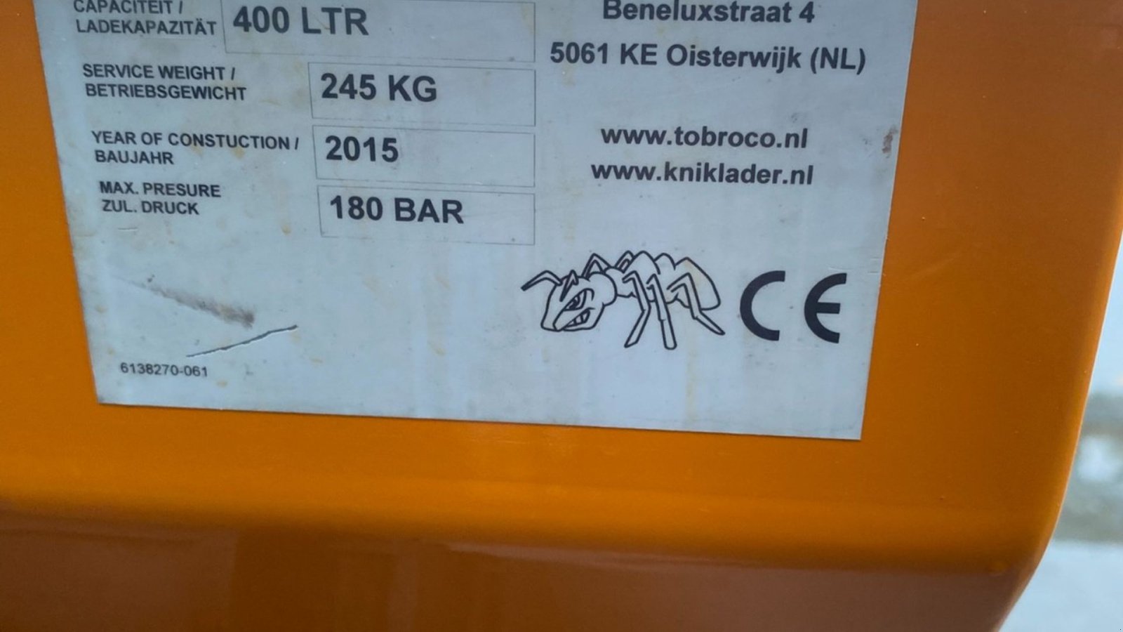 Sonstiges des Typs GiANT Sandudlægger Hydraulisk trukket med Schäffer-beslag, Gebrauchtmaschine in Lintrup (Bild 4)