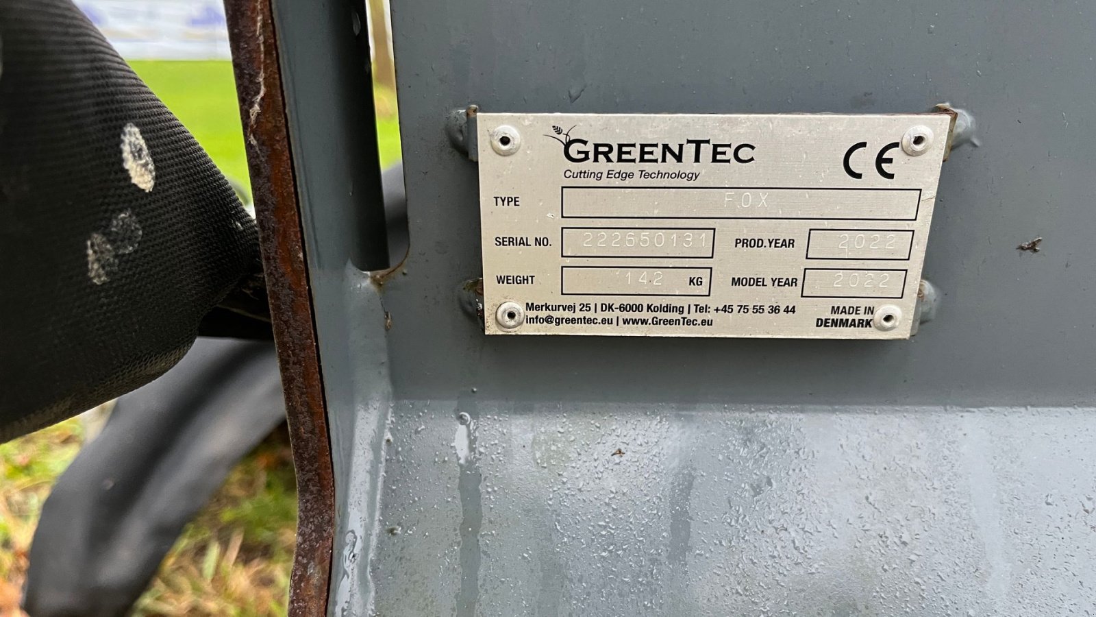 Sonstiges Türe ait Greentec FOX redskabsramme med RI60 kantklipper RI 60 Hydr. kant underklipper. 3 punkt., Gebrauchtmaschine içinde Borre (resim 6)