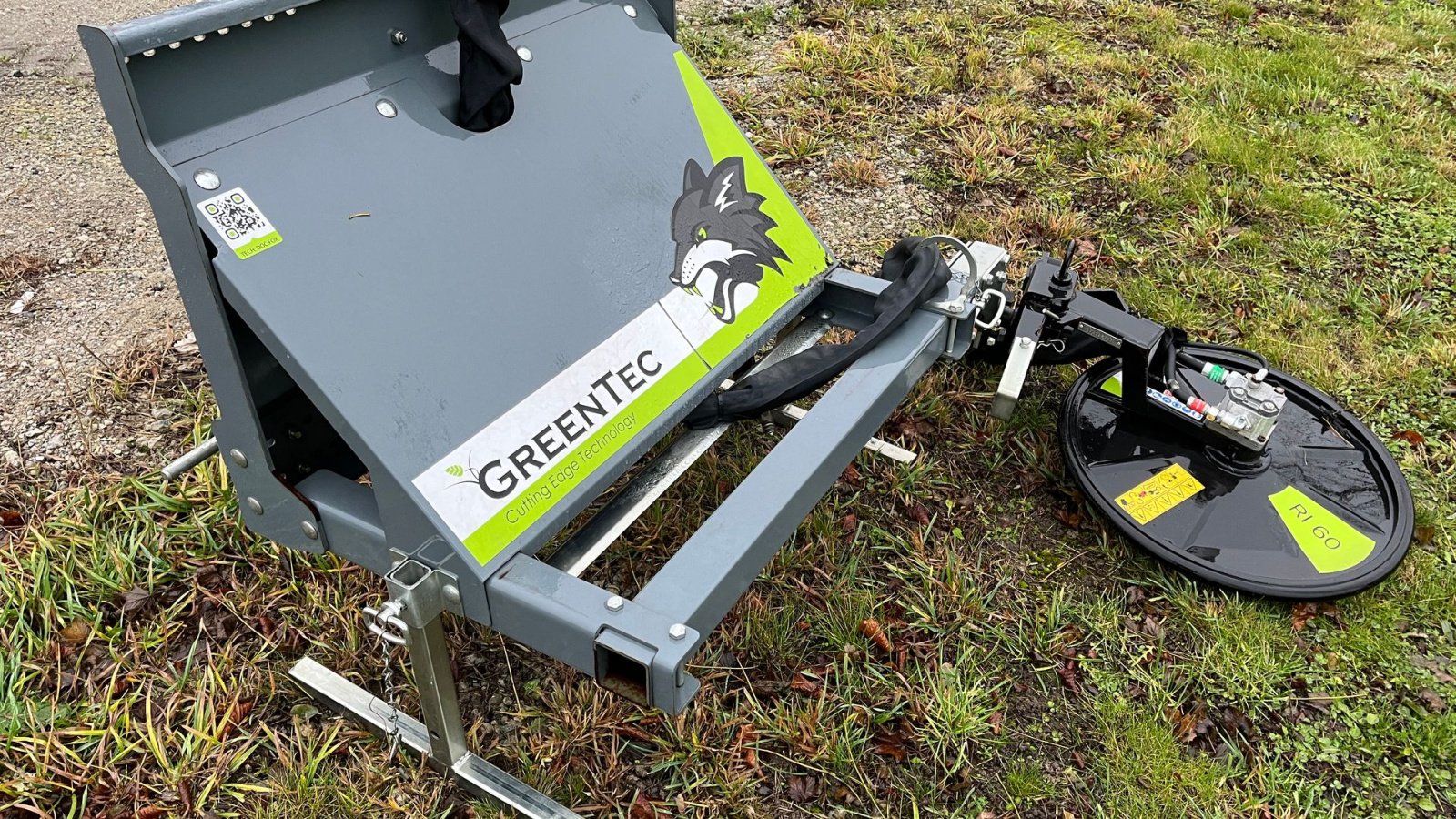 Sonstiges Türe ait Greentec FOX redskabsramme med RI60 kantklipper RI 60 Hydr. kant underklipper. 3 punkt., Gebrauchtmaschine içinde Borre (resim 1)