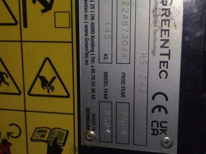 Sonstiges от тип Greentec HS 242, Gebrauchtmaschine в Maribo