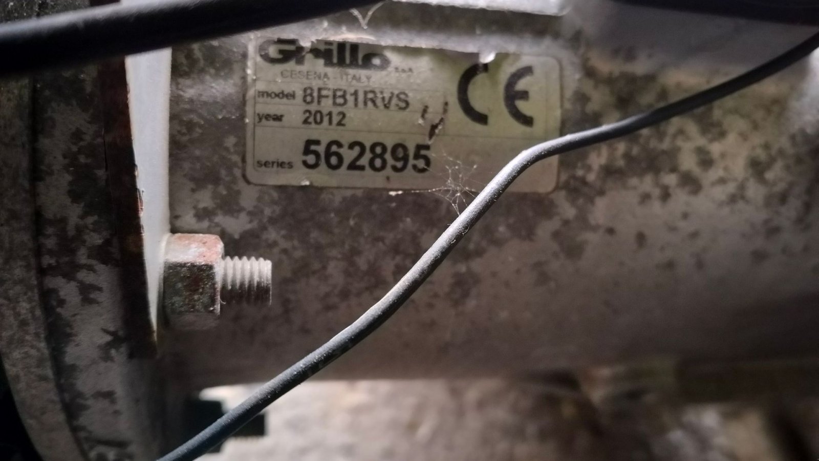 Sonstiges typu Grillo 8FB1RVS, Gebrauchtmaschine v Egtved (Obrázek 6)