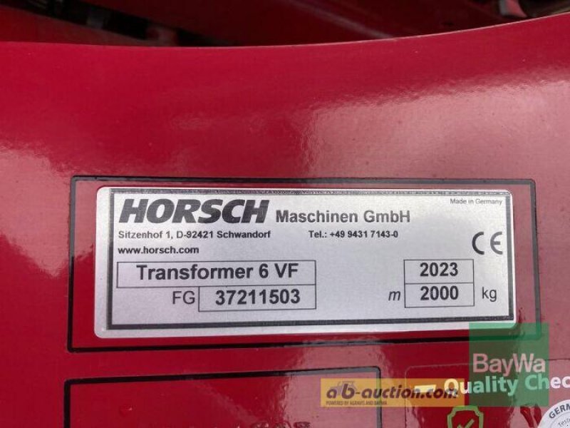 Sonstiges des Typs Horsch TRANSFORMER 6 VF, Gebrauchtmaschine in Obertraubling (Bild 11)