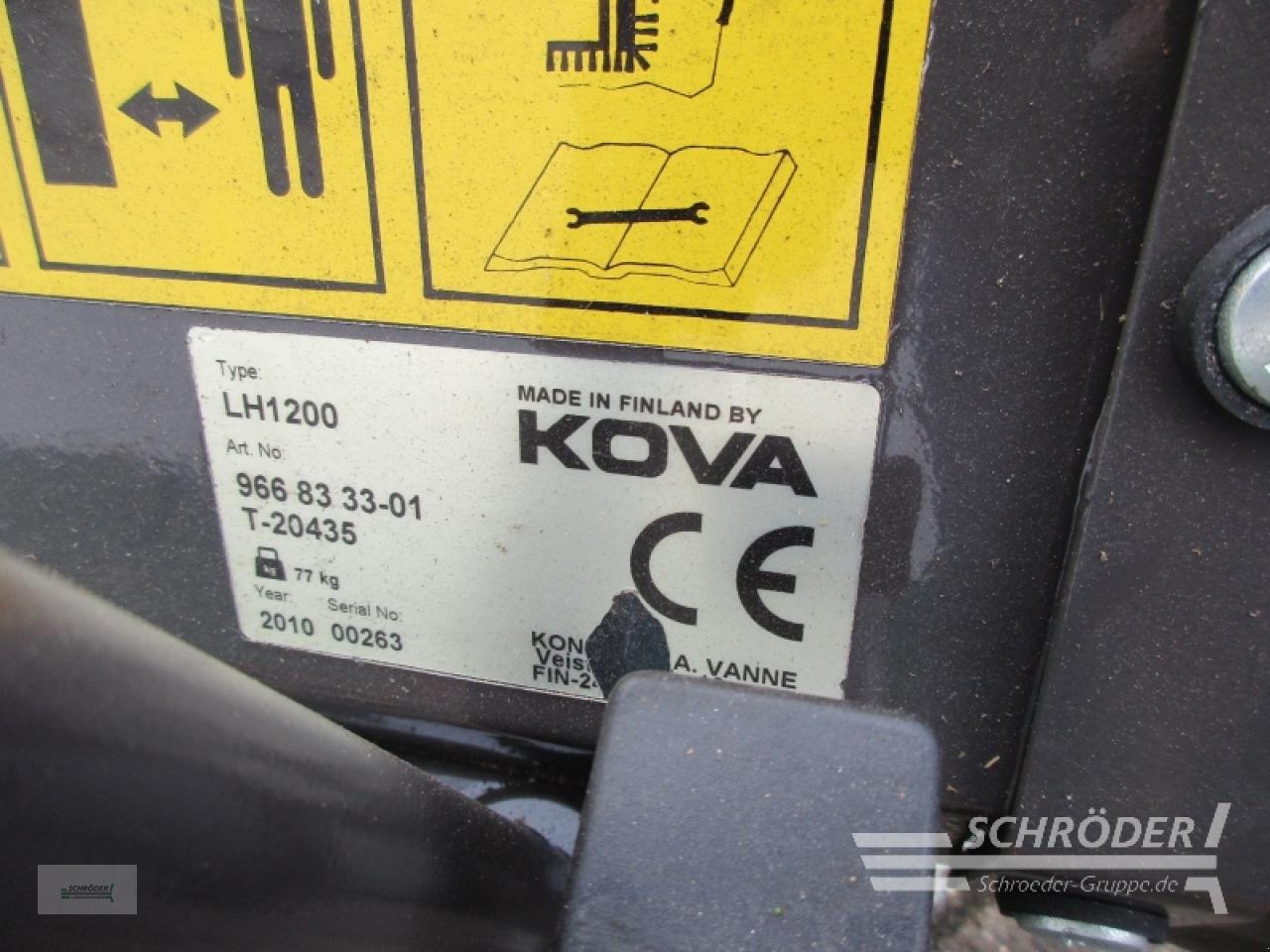 Sonstiges des Typs Husqvarna FRONTKEHRMASCHINE 1,20 M, Gebrauchtmaschine in Westerstede (Bild 3)