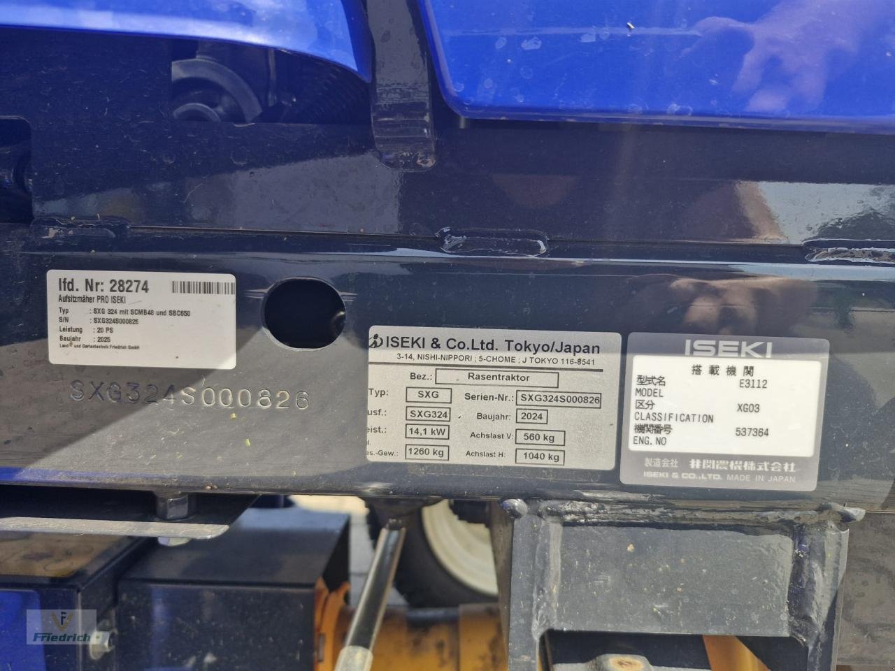 Sonstiges vrste Iseki SXG 324 mit SCMB48 und SBC650, Neumaschine v Bad Lausick (Slika 6)