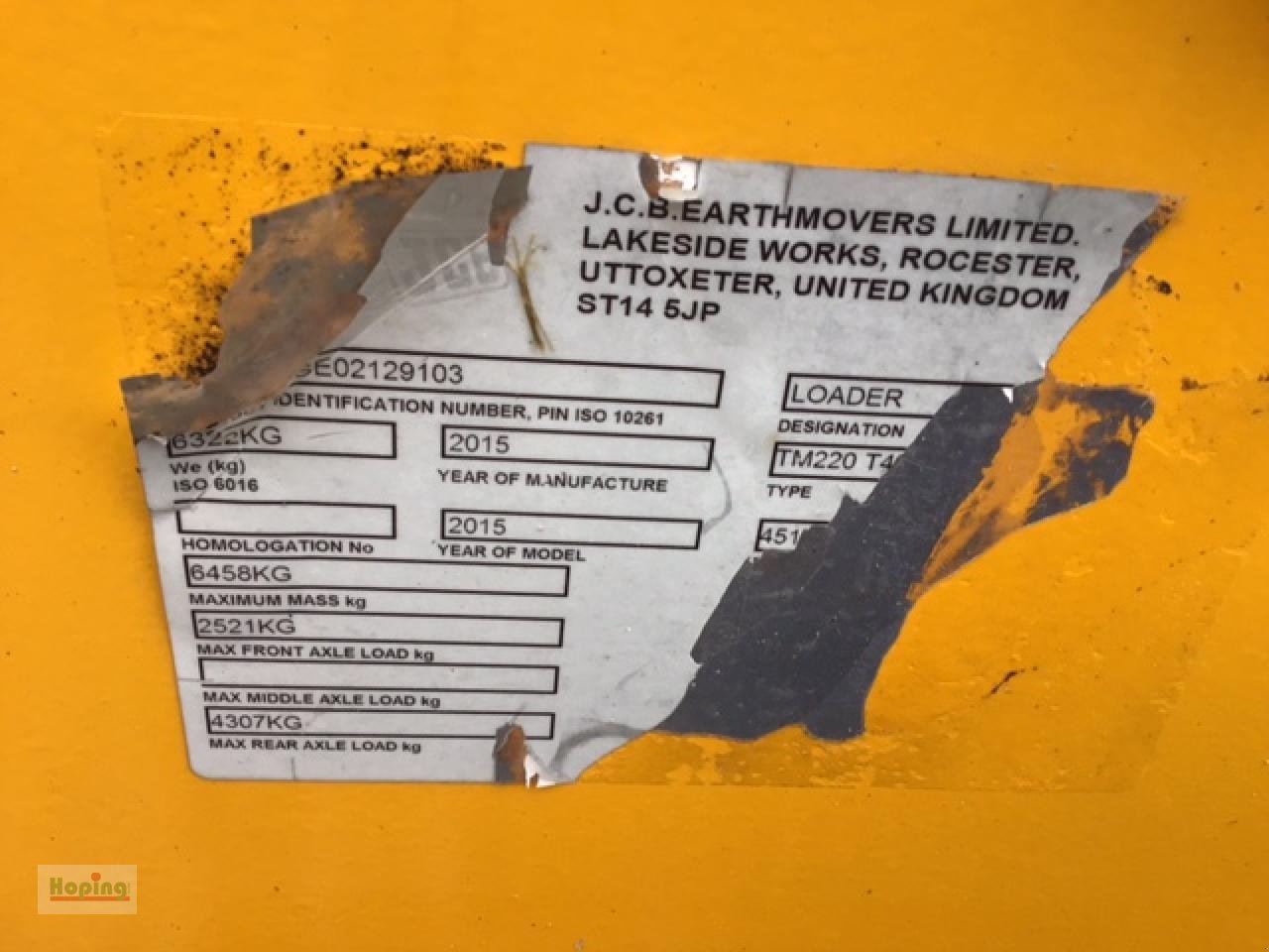 Sonstiges типа JCB TM 220, Gebrauchtmaschine в Bakum (Фотография 13)