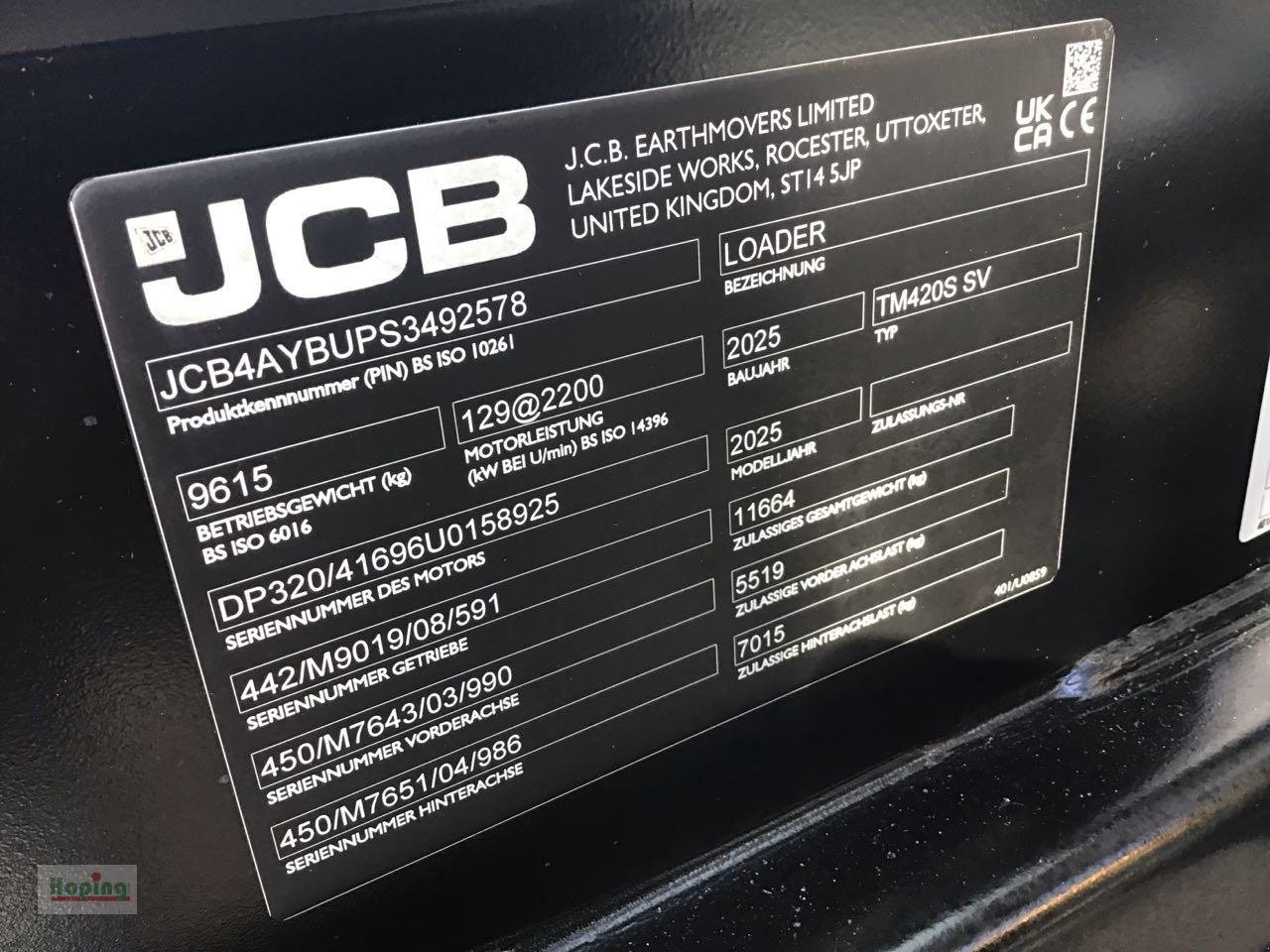 Sonstiges of the type JCB TM420S AGRI - Stufe V, Neumaschine in Bakum (Picture 4)