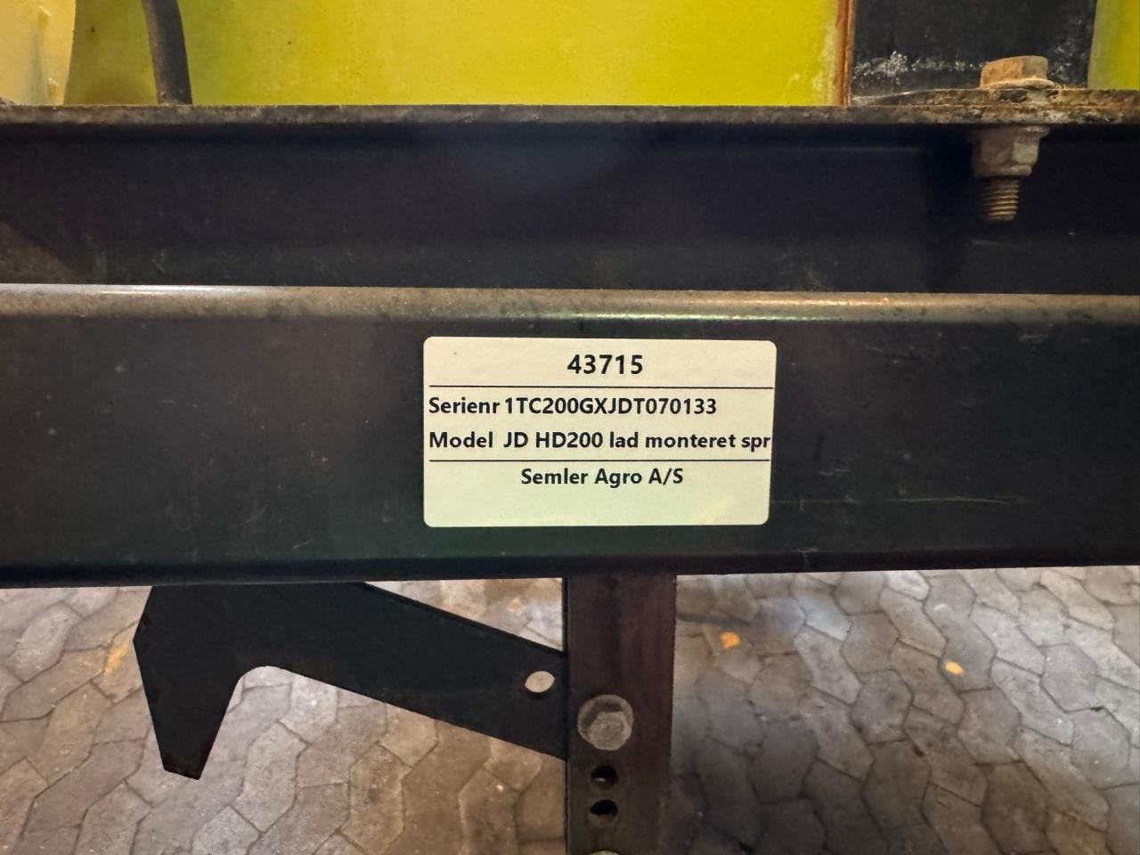 Sonstiges Türe ait John Deere HD200, Gebrauchtmaschine içinde Trige (resim 2)