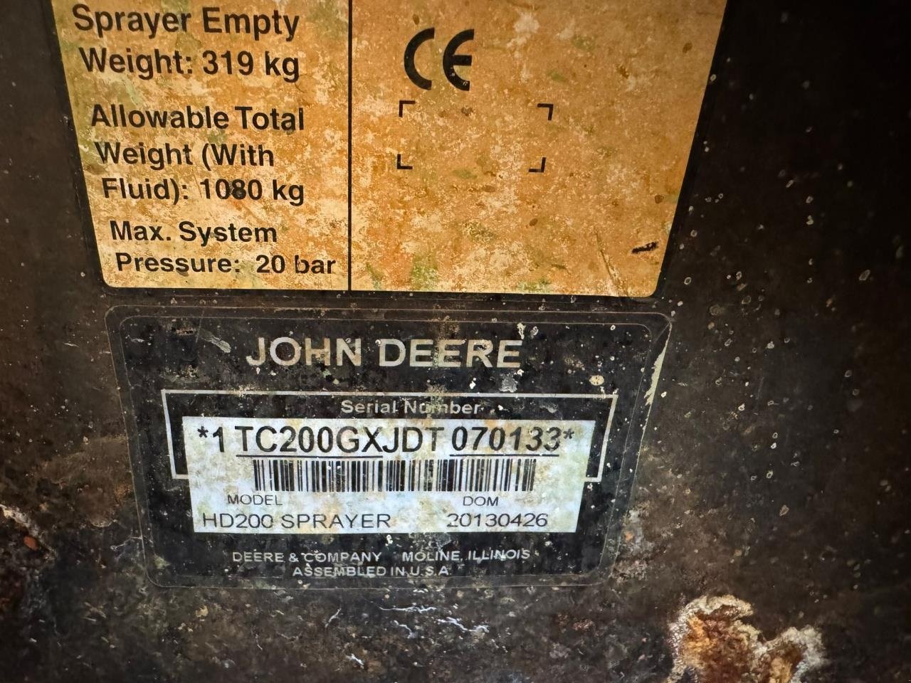 Sonstiges Türe ait John Deere HD200, Gebrauchtmaschine içinde Trige (resim 4)