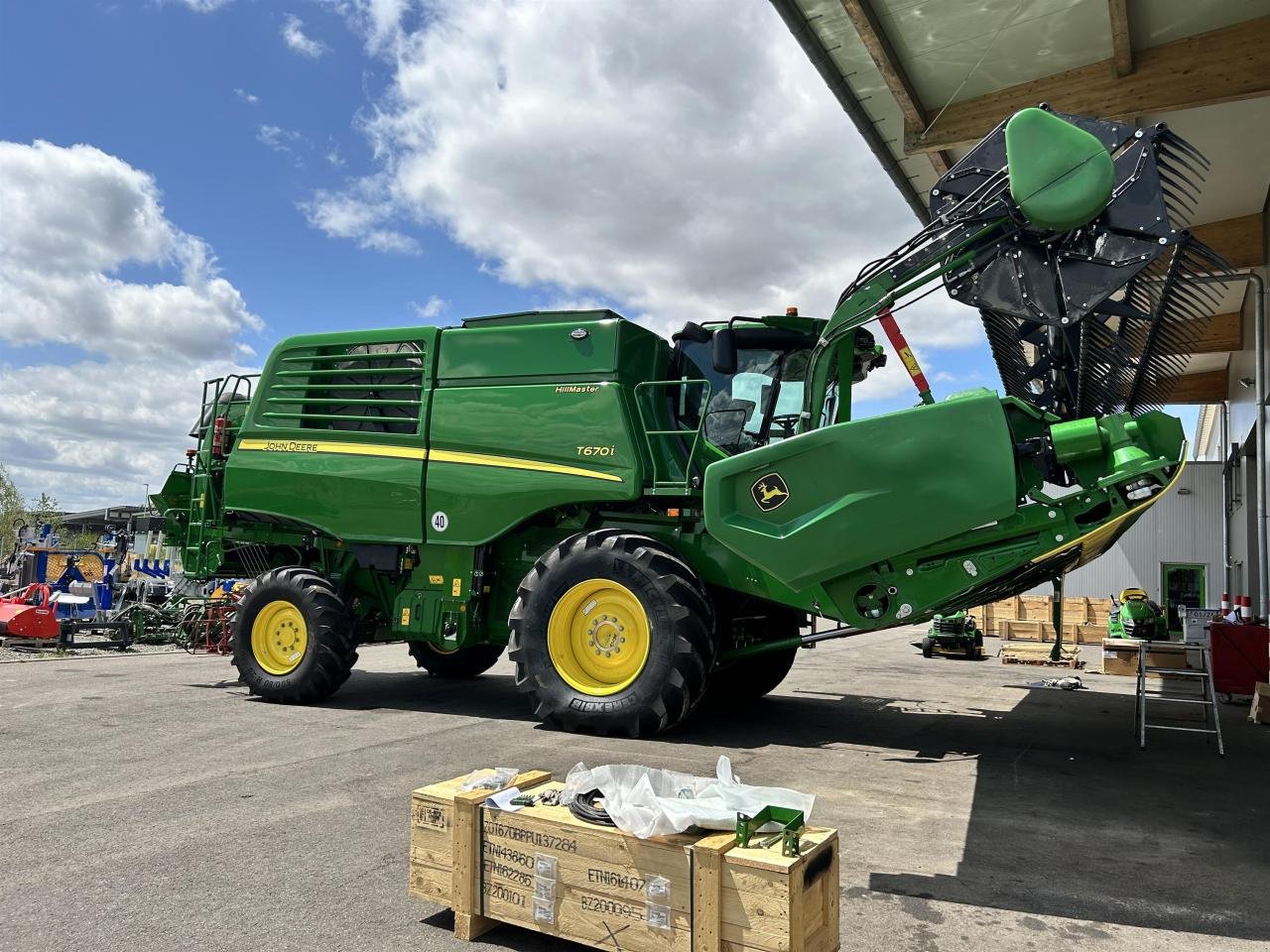 Sonstiges Türe ait John Deere RD30F Bandschneidwerk 9m, Gebrauchtmaschine içinde Zweibrücken (resim 3)