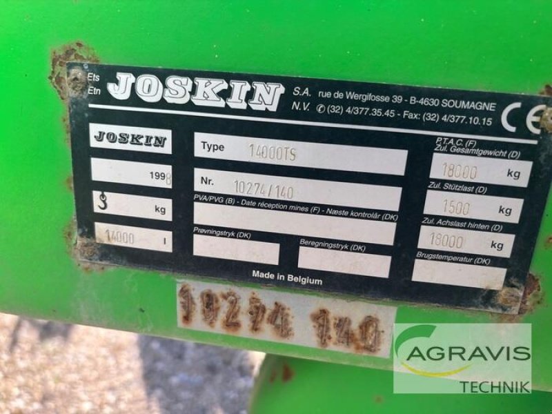 Sonstiges typu Joskin 14000 TS, Gebrauchtmaschine v Coppenbrügge (Obrázek 29)