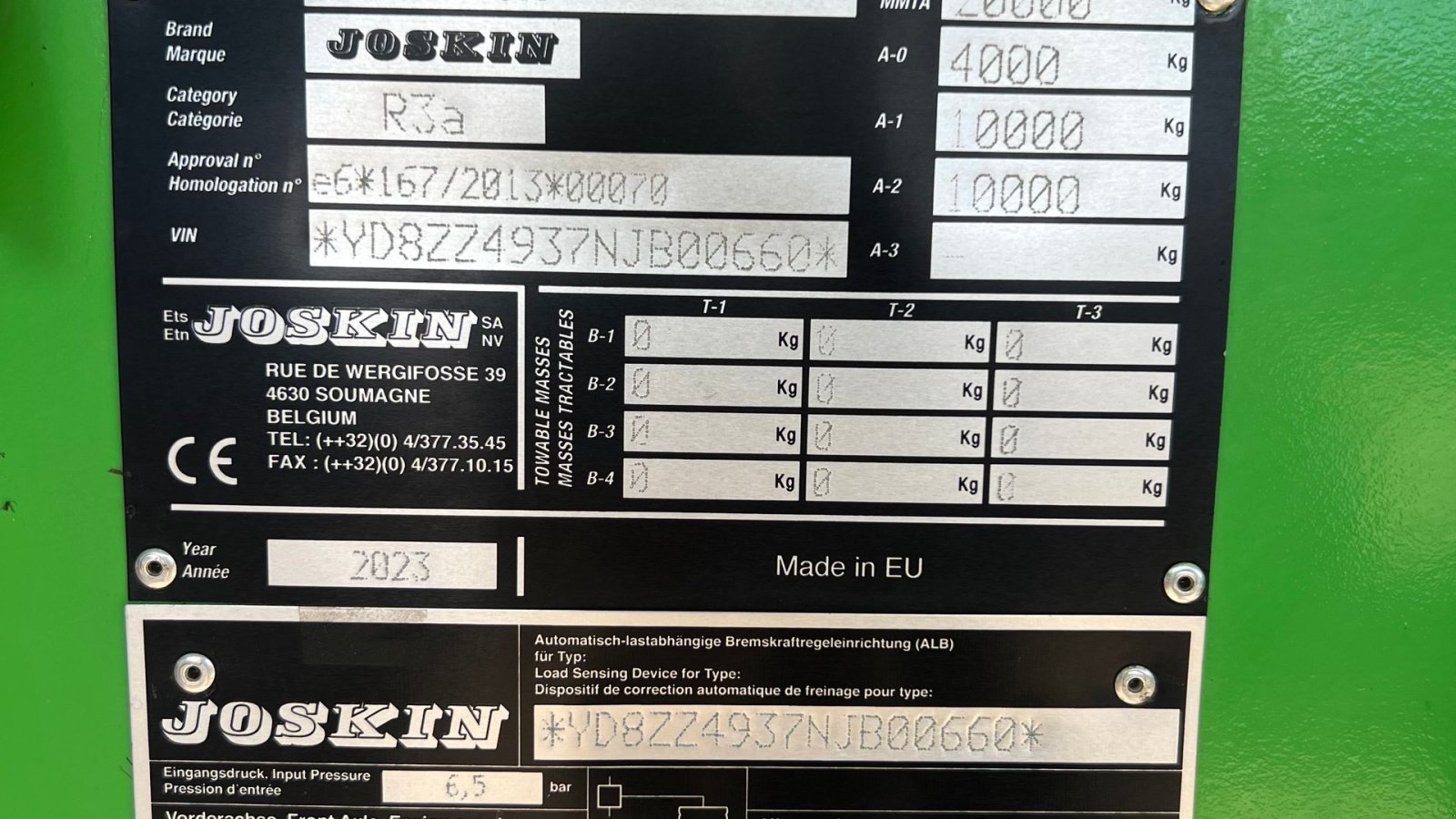 Sonstiges of the type Joskin DRAKKAR 8600 med vægt, Gebrauchtmaschine in Hejnsvig (Picture 11)