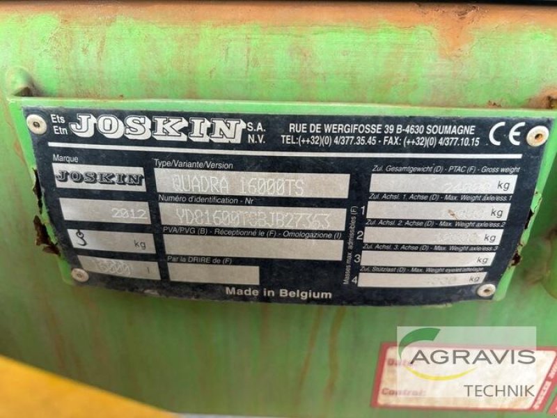 Sonstiges van het type Joskin QUADRA 16.000 TS, Gebrauchtmaschine in Meppen (Foto 25)