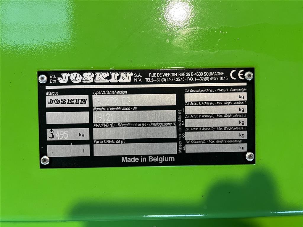 Sonstiges of the type Joskin TR270/C3, Gebrauchtmaschine in Roskilde (Picture 5)