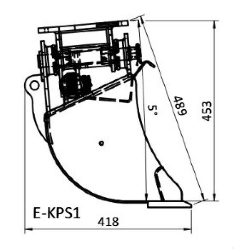 Sonstiges typu JST Kipbar planerskovl  E-KPS1, 100-120 cm., Gebrauchtmaschine w Vrå (Zdjęcie 2)