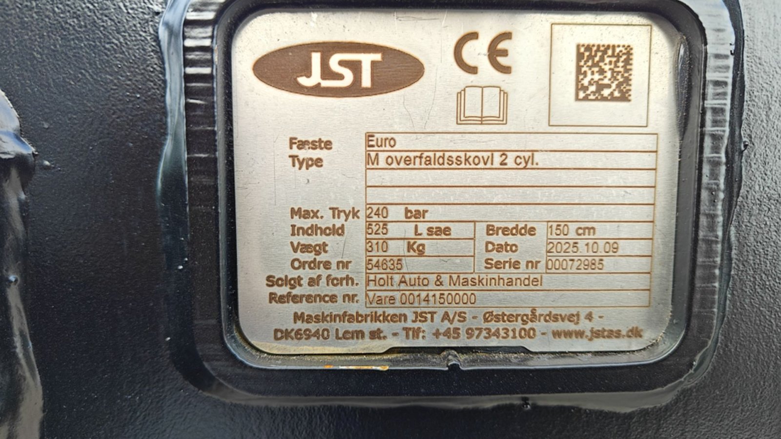 Sonstiges a típus JST M overfaldsskovl 90-160 cm./1-2 cyl., Gebrauchtmaschine ekkor: Vrå (Kép 9)