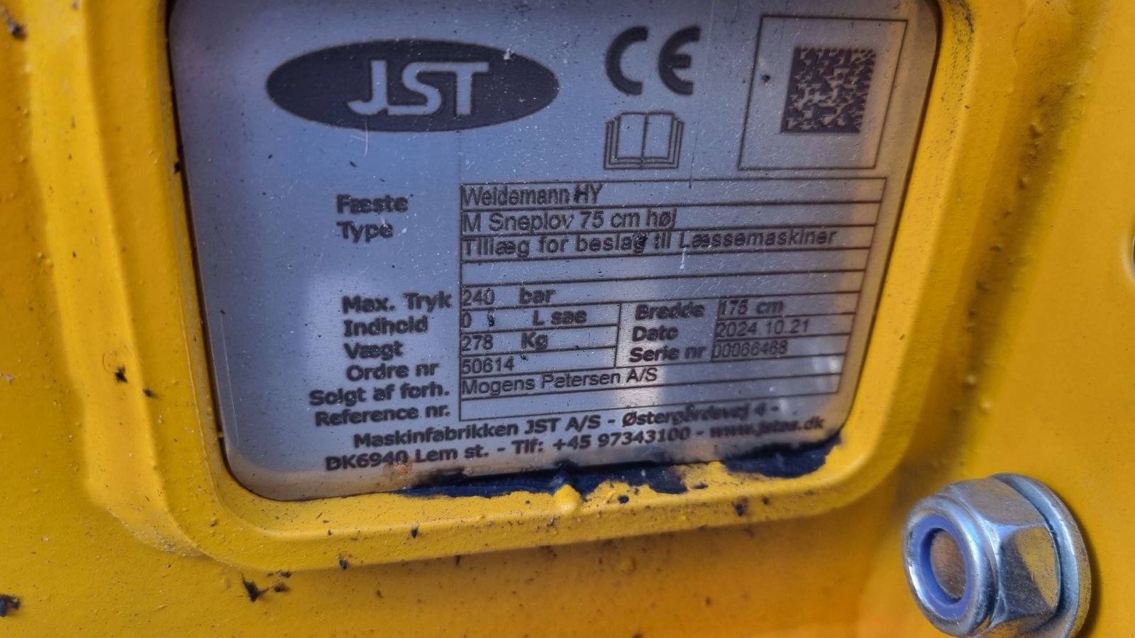 Sonstiges typu JST M sneplov, Gebrauchtmaschine v Skævinge (Obrázek 4)