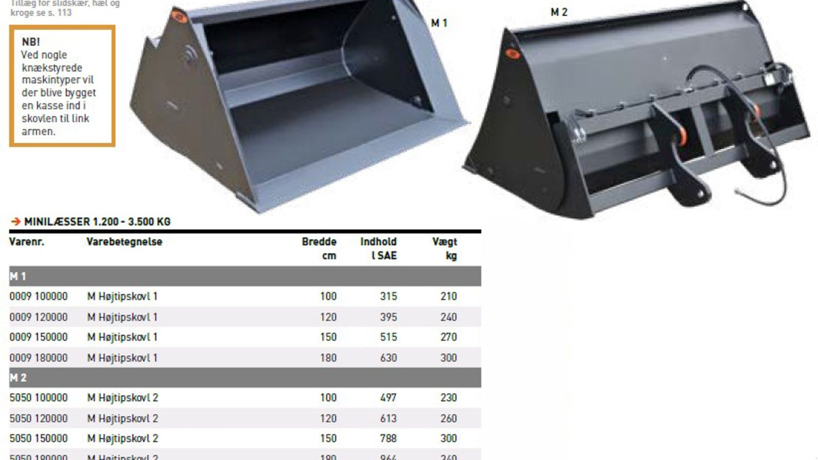 Sonstiges типа JST M1 og M2 Højtipskovl, Gebrauchtmaschine в Vrå (Фотография 4)