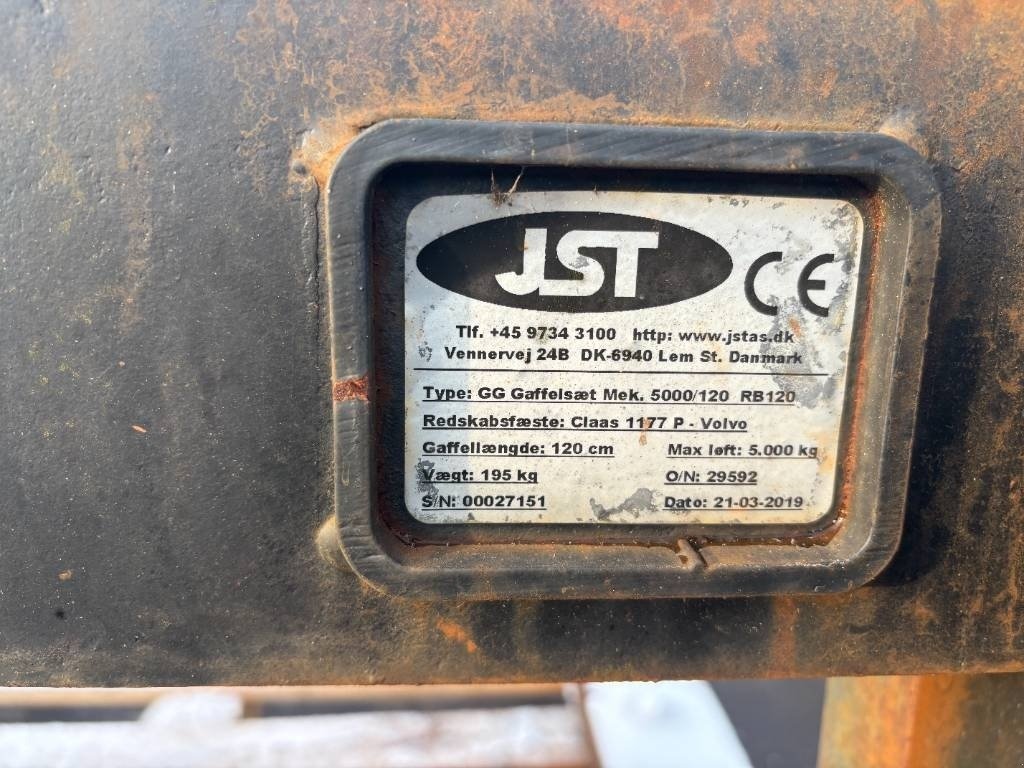 Sonstiges van het type JST Pallegafler 5 Tons med Volvo skifte BM, Gebrauchtmaschine in Ribe (Foto 2)