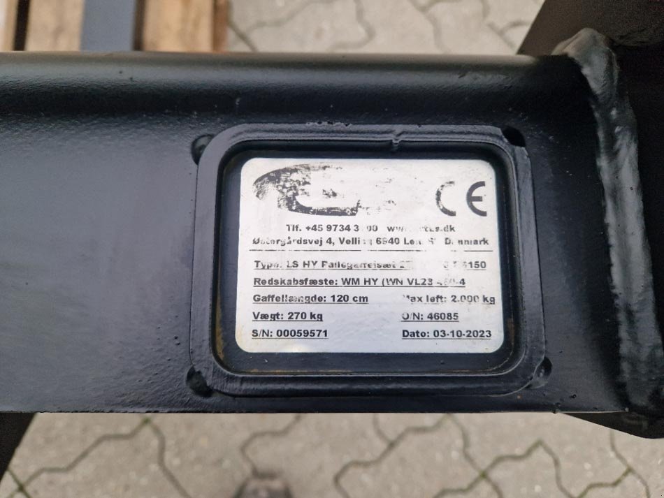 Sonstiges typu JST Pallegafler m. hy. gaffelflyt, Gebrauchtmaschine v Vrå (Obrázek 11)