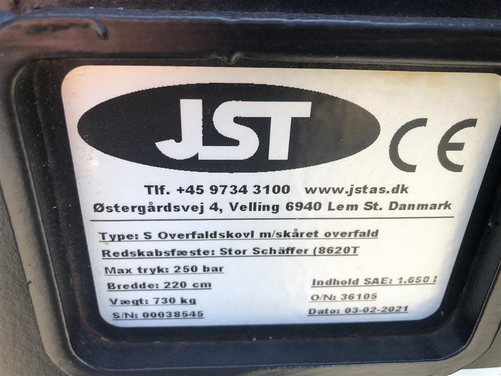 Sonstiges des Typs JST S overfaldsskovl m/skårne tænder schaffer stor krog, Gebrauchtmaschine in Holstebro (Bild 6)