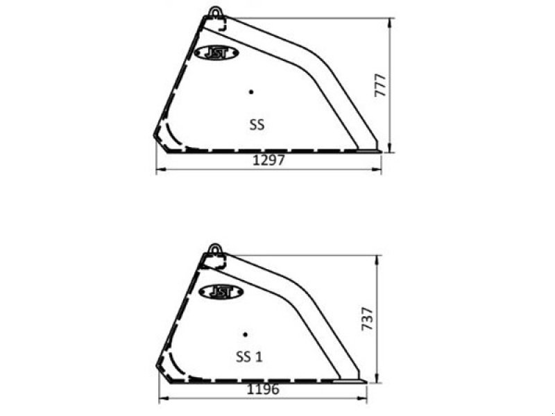 Sonstiges of the type JST SS og SS 1 Volumeskovl, Gebrauchtmaschine in Vrå (Picture 2)