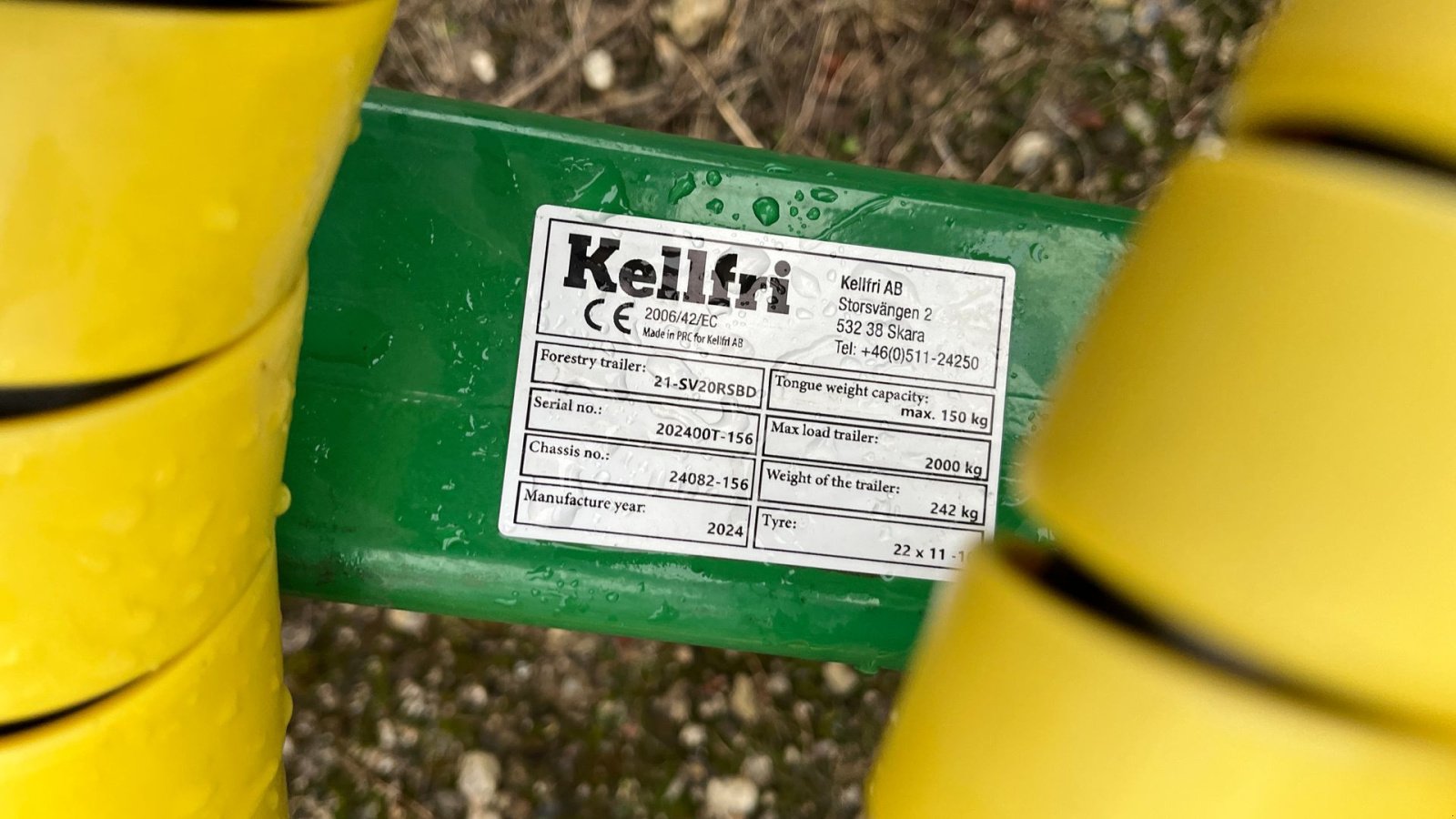 Sonstiges типа Kellfri FT42 DFR -2T Skovvogn ATV, Gebrauchtmaschine в Borre (Фотография 5)