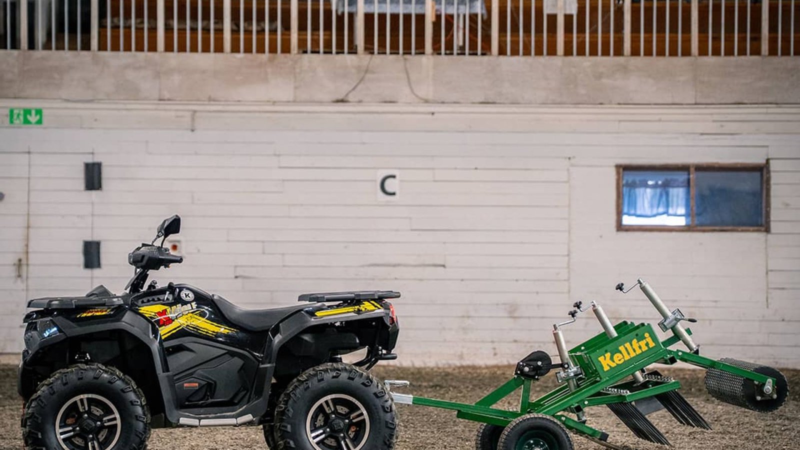 Sonstiges des Typs Kellfri Ridebaneplaner / fabriksny / efterspændt model til ATV og kugletræk / 150 cm bredde, Gebrauchtmaschine in Arden (Bild 9)