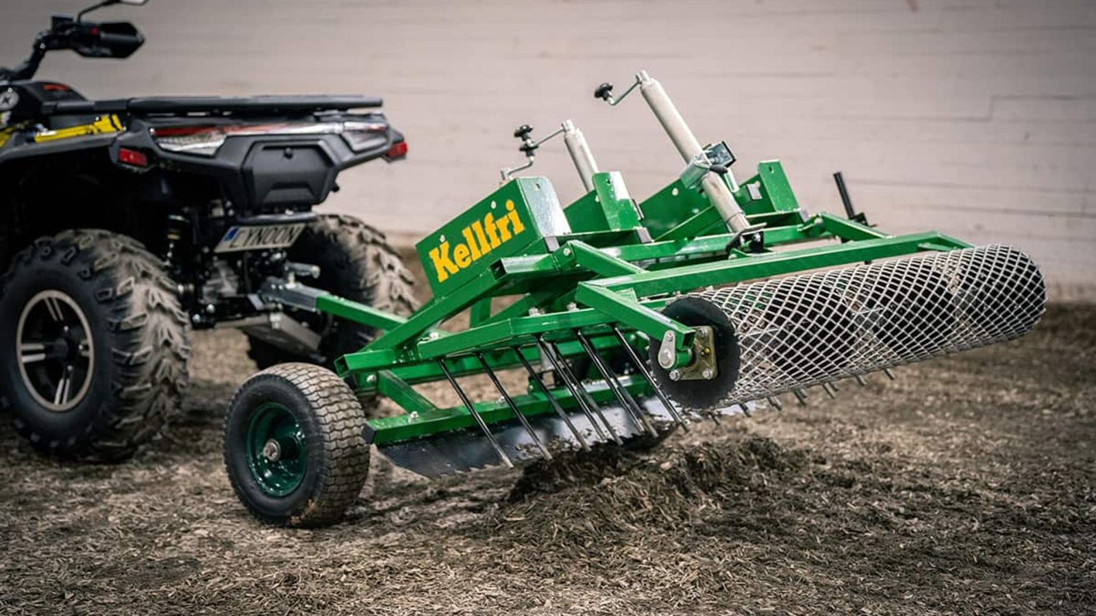 Sonstiges des Typs Kellfri Ridebaneplaner / fabriksny / efterspændt model til ATV og kugletræk / 150 cm bredde, Gebrauchtmaschine in Arden (Bild 10)