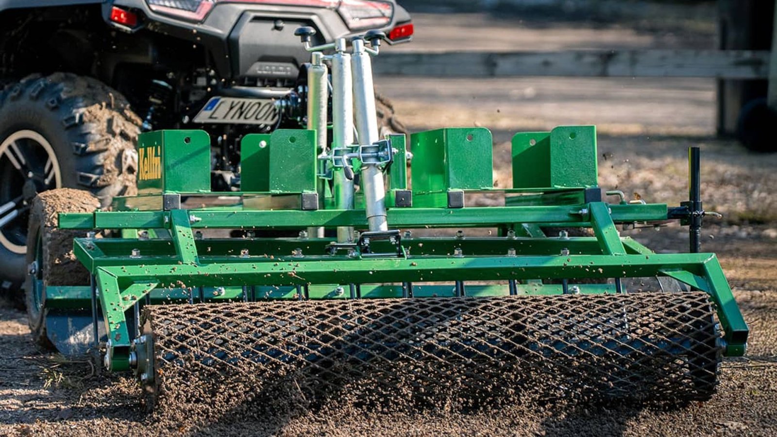 Sonstiges des Typs Kellfri Ridebaneplaner / fabriksny / efterspændt model til ATV og kugletræk / 150 cm bredde, Gebrauchtmaschine in Arden (Bild 11)