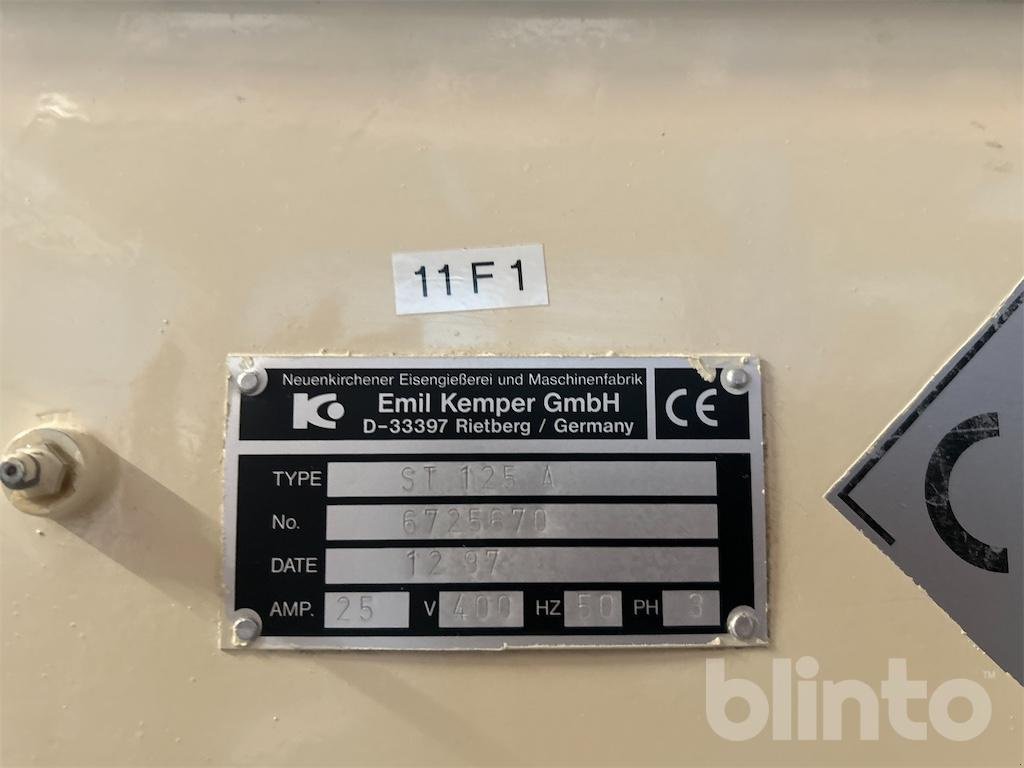 Sonstiges vrste Kemper ST 125 A, Gebrauchtmaschine v Düsseldorf (Slika 4)