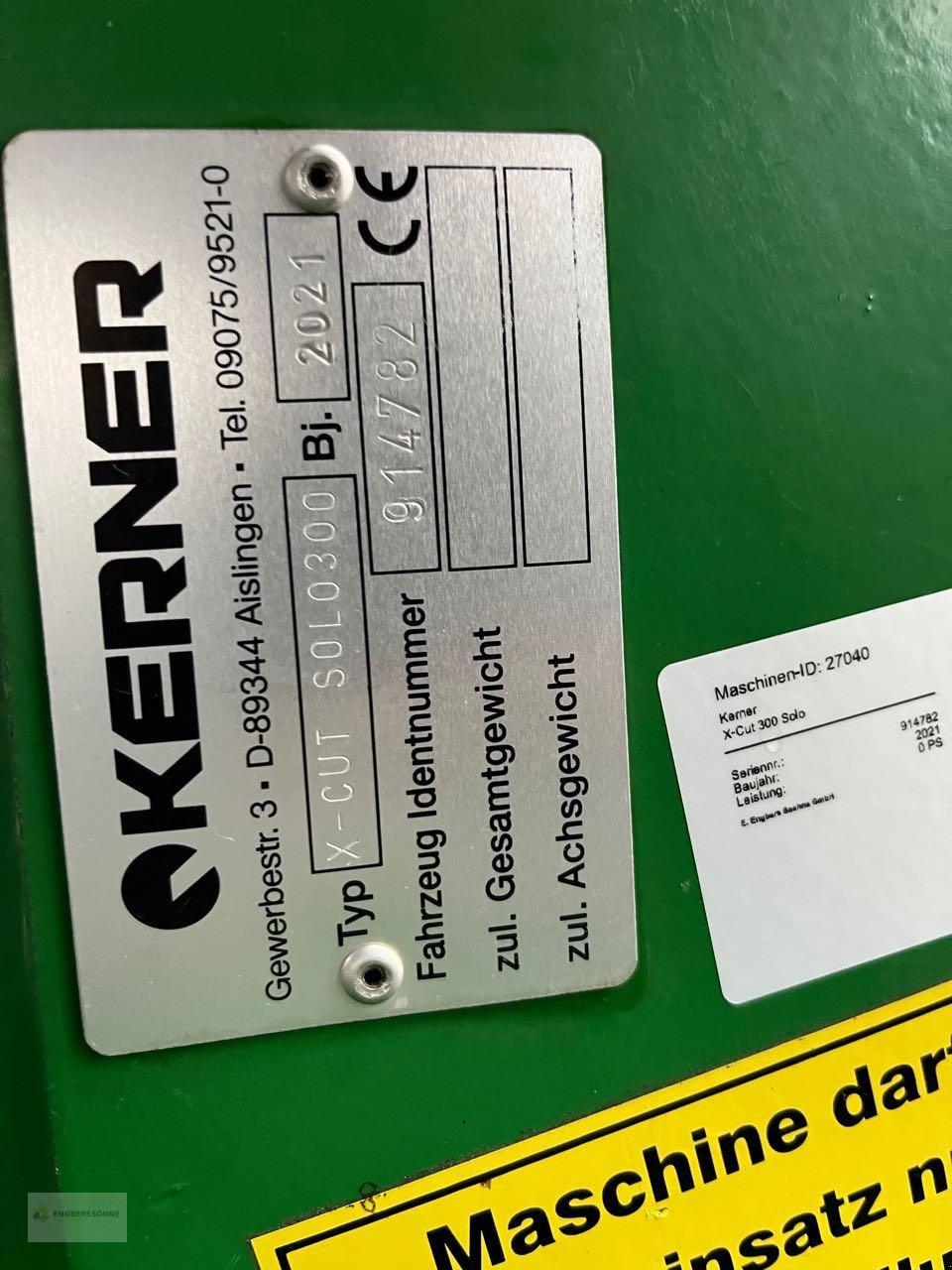 Sonstiges типа Kerner X-Cut 300 Solo, Gebrauchtmaschine в Twist - Rühlerfeld (Фотография 6)