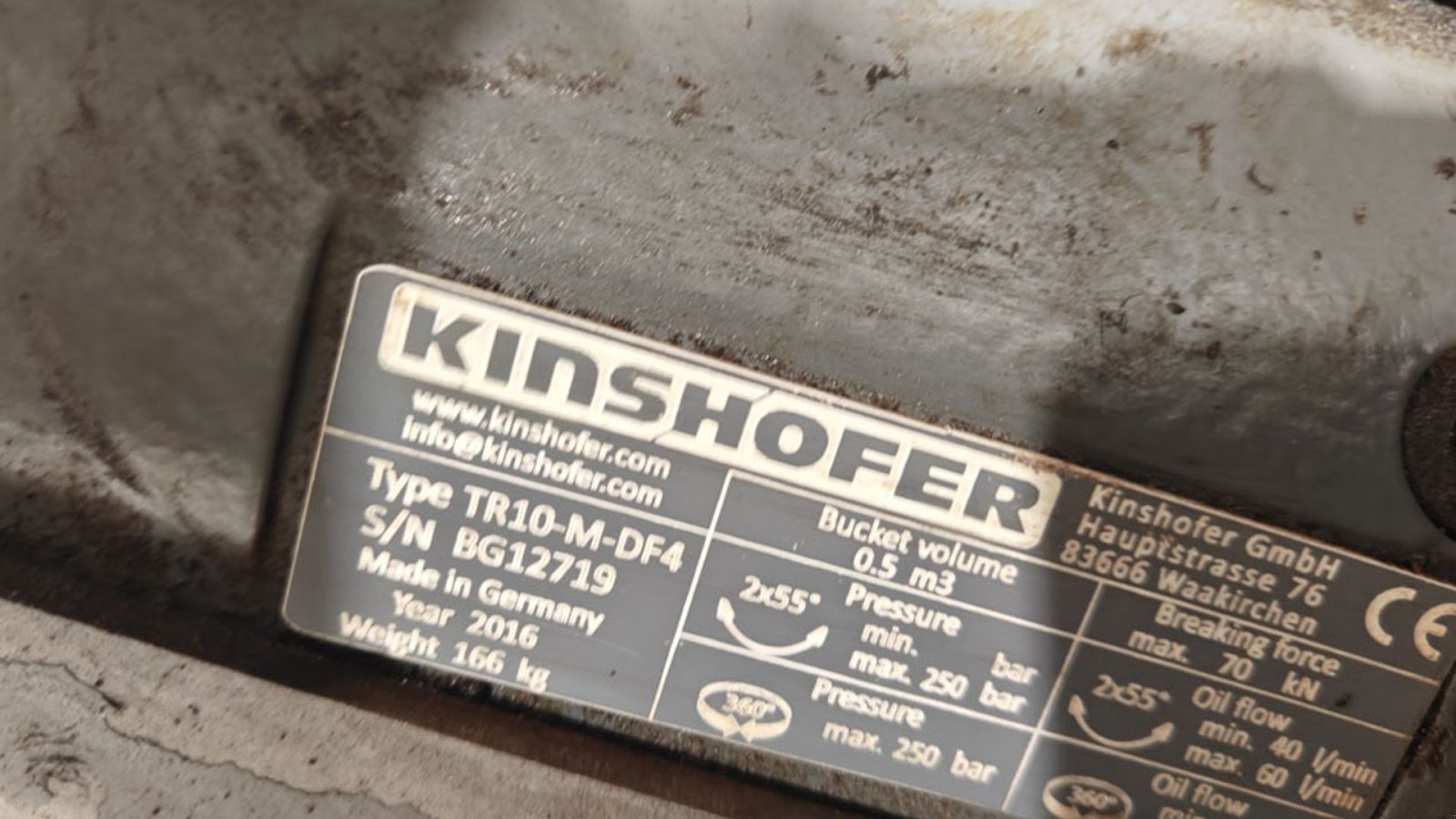 Sonstiges от тип Kinshofer TR10-M-DF4, Gebrauchtmaschine в Vrå (Снимка 8)