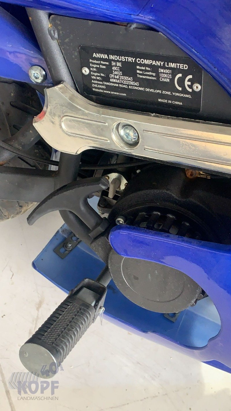 Sonstiges des Typs Kopf MINI Bike - BLAU 50 ccm, Gebrauchtmaschine in Schutterzell (Bild 6)