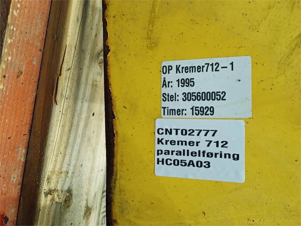 Sonstiges des Typs Kramer 712 Parallelføring, Gebrauchtmaschine in Hemmet (Bild 3)