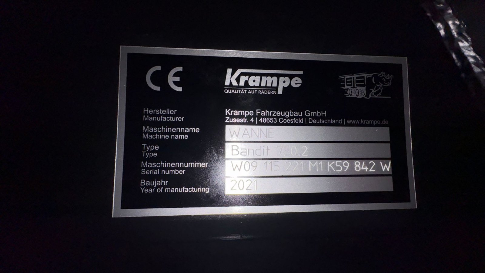 Sonstiges des Typs Krampe BANDIT 750.2, Gebrauchtmaschine in Løgstør (Bild 17)