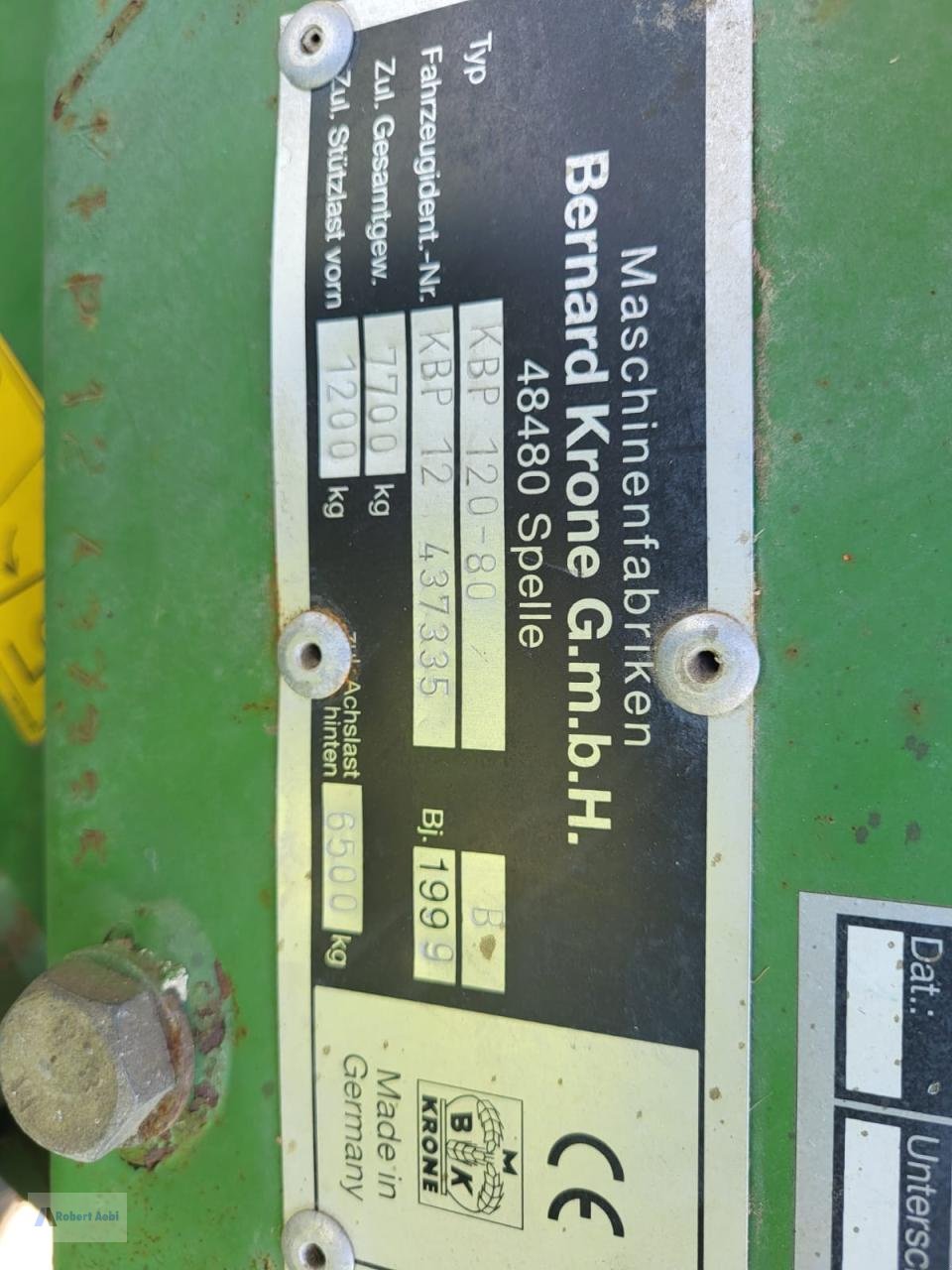 Sonstiges del tipo Krone Big Pack 120-80, Gebrauchtmaschine en Hillesheim (Imagen 7)