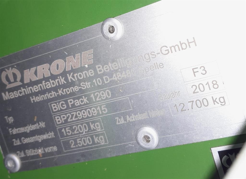 Sonstiges tip Krone Big Pack 1290 HDP VC 51 knive, Gebrauchtmaschine in Horsens (Poză 23)