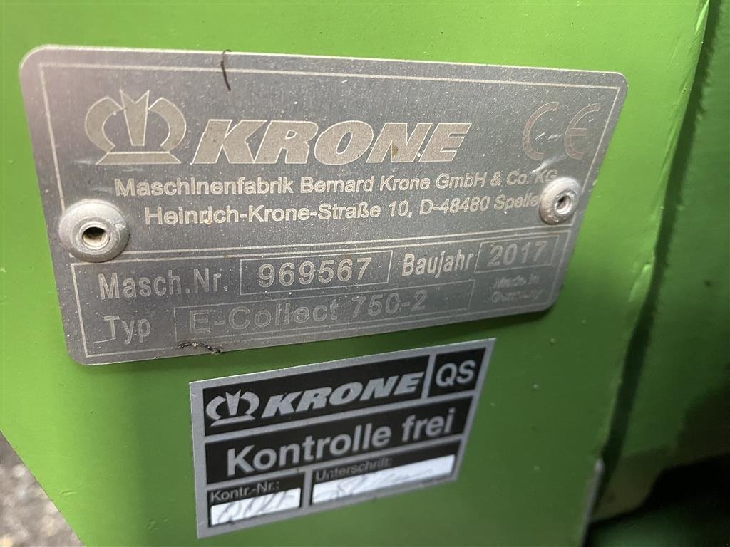 Sonstiges типа Krone Easy Collect 750-2, Gebrauchtmaschine в Aulum (Фотография 3)