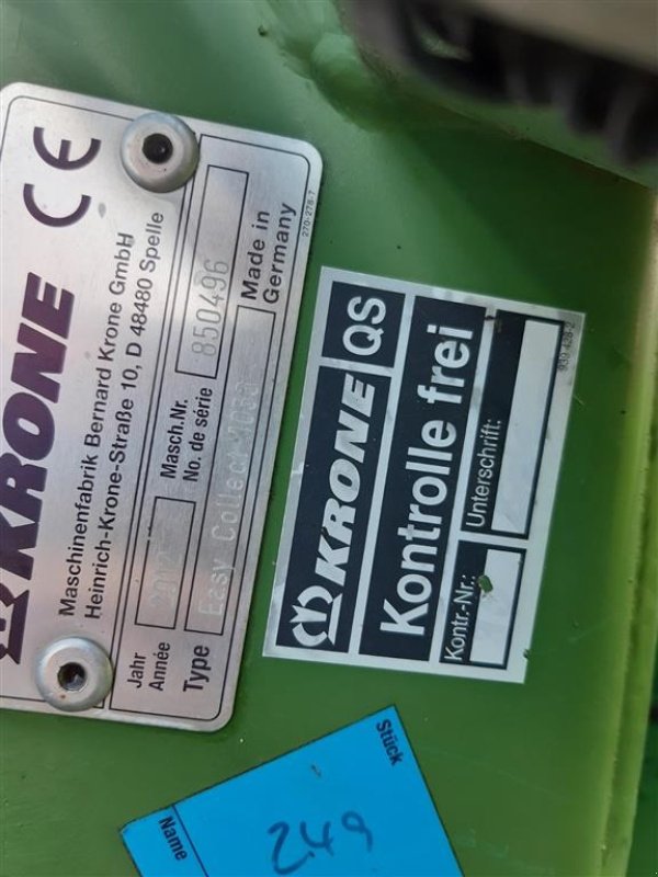 Sonstiges typu Krone Easycollect 1053, Gebrauchtmaschine v Kongerslev (Obrázek 12)