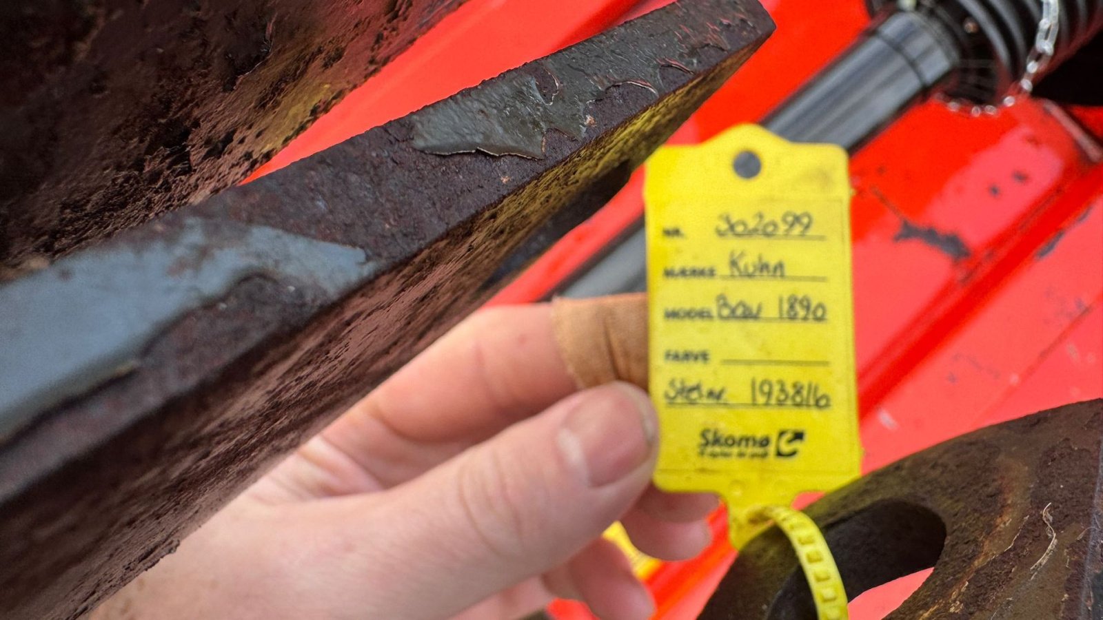 Sonstiges типа Kuhn BAV 1890, Gebrauchtmaschine в Haderup (Фотография 10)