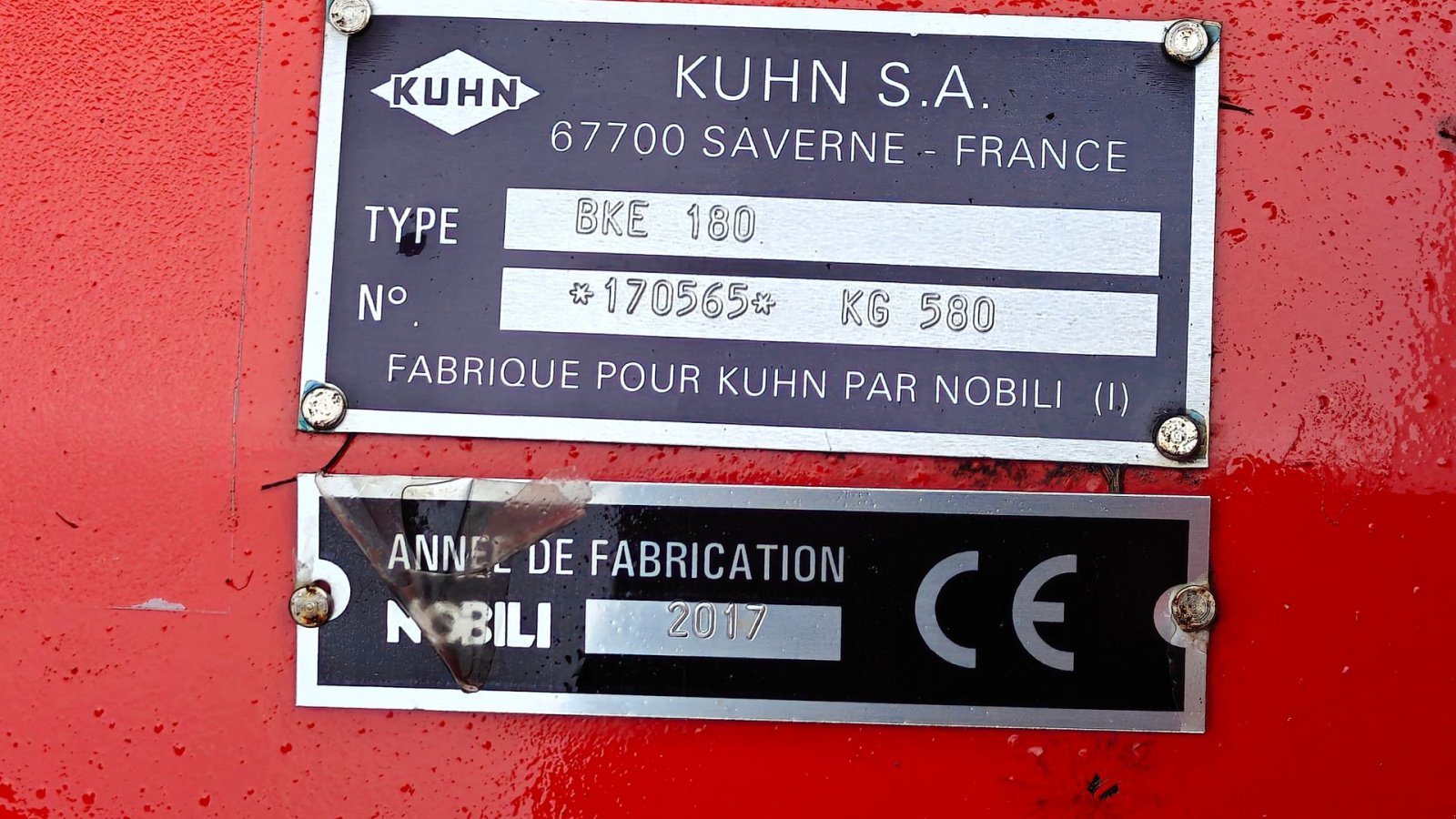 Sonstiges του τύπου Kuhn BKE 180, Gebrauchtmaschine σε Holstebro (Φωτογραφία 7)