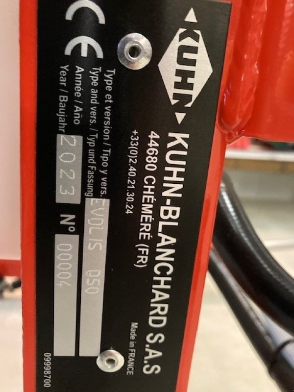 Sonstiges Türe ait Kuhn Evolis Q50 med lanse og to meter bom Slangeoprulle, Gebrauchtmaschine içinde Skærbæk (resim 3)