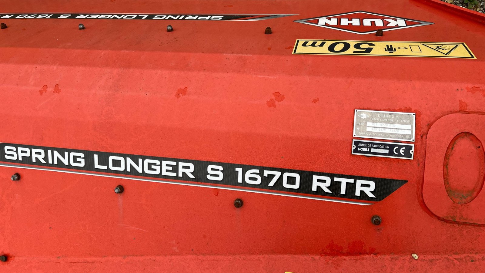 Sonstiges типа Kuhn Spring longer S 1670 RTR Front & Bag monteret C slagler, Gebrauchtmaschine в Borre (Фотография 4)