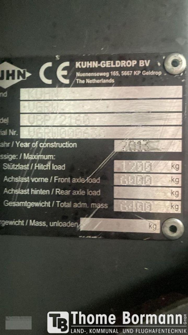 Sonstiges del tipo Kuhn VBP 2160, Gebrauchtmaschine en Prüm (Imagen 11)